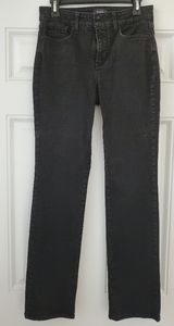 TRENDY NYDJ MARILYN STRAIGHT LEG JEANS SIZE 6